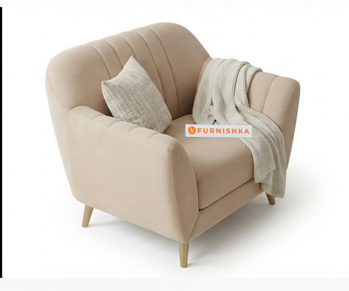 Marco 3+1+1 Seater Sofa Set - Light Beige - Furnishka