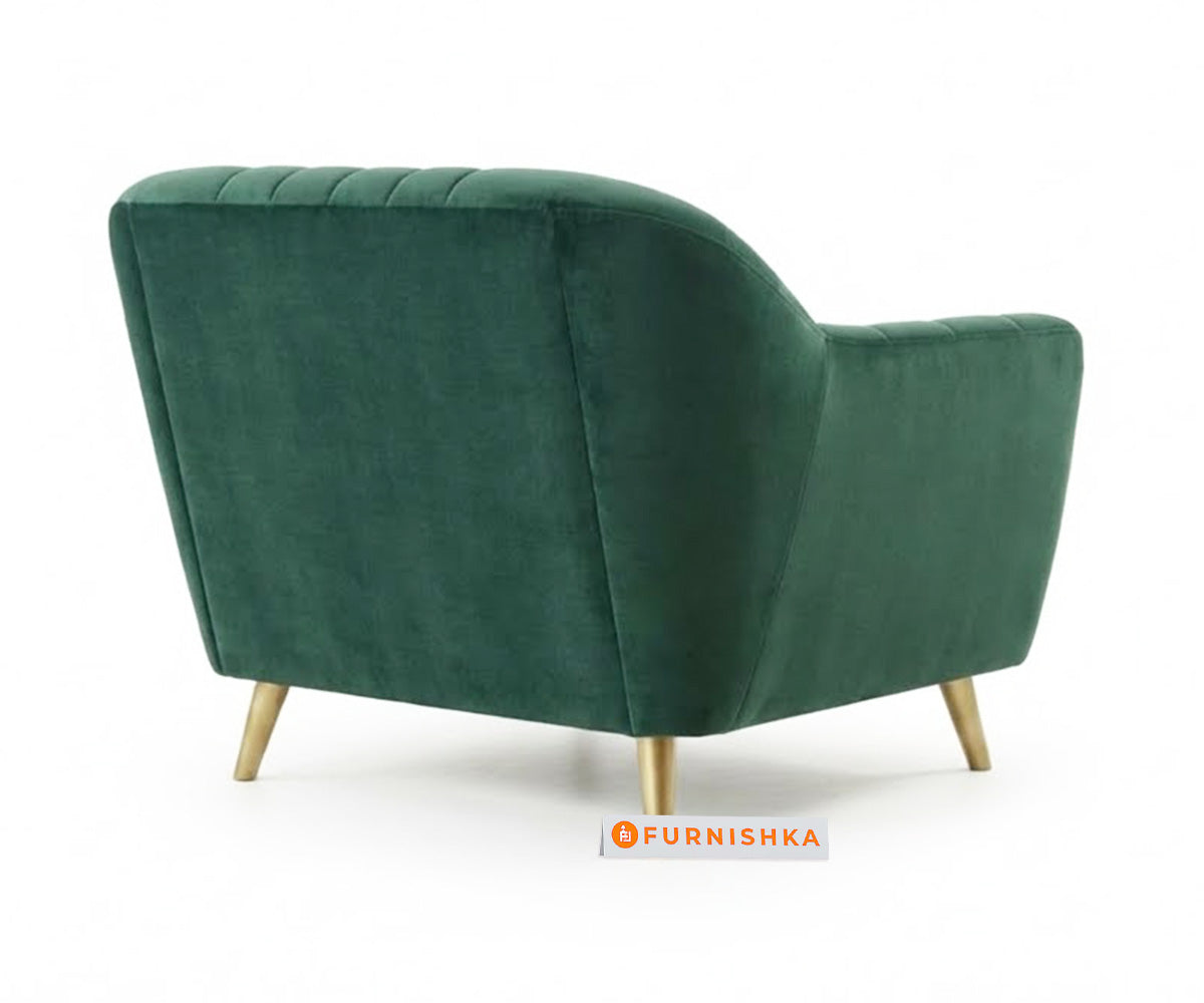 Marco 3+1+1 Seater Sofa Set - Pine Green - Furnishka