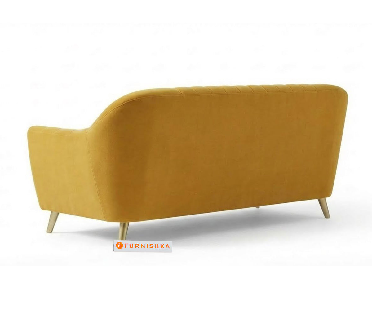 Marco Sofa 3 Seater Mustard Yellow - Furnishka