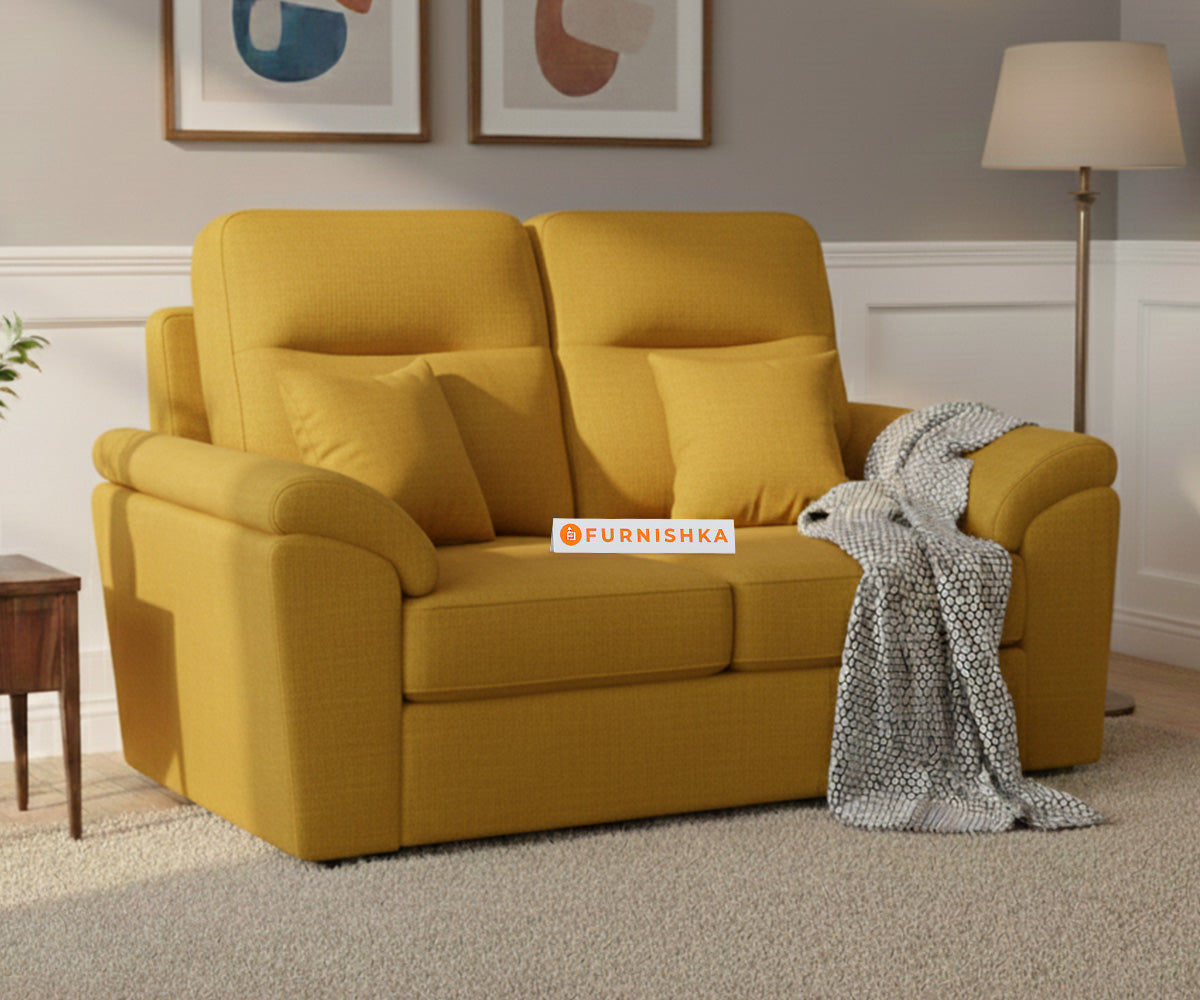 Martino Sofa 2 Seater Mustard Yellow - Furnishka