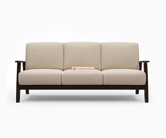 Maven 3 Seater Sheesham Wood Sofa - Furnishka