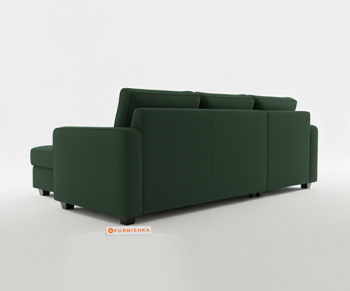 Melaka Sectional Sofa 2+L Seater LHS Pine Green - Furnishka