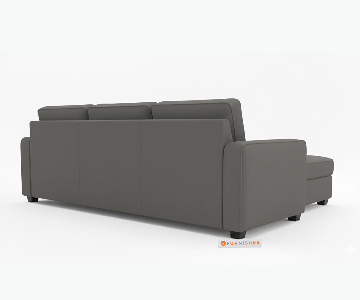 Melaka Sectional Sofa 2+L Seater RHS Space Grey - Furnishka
