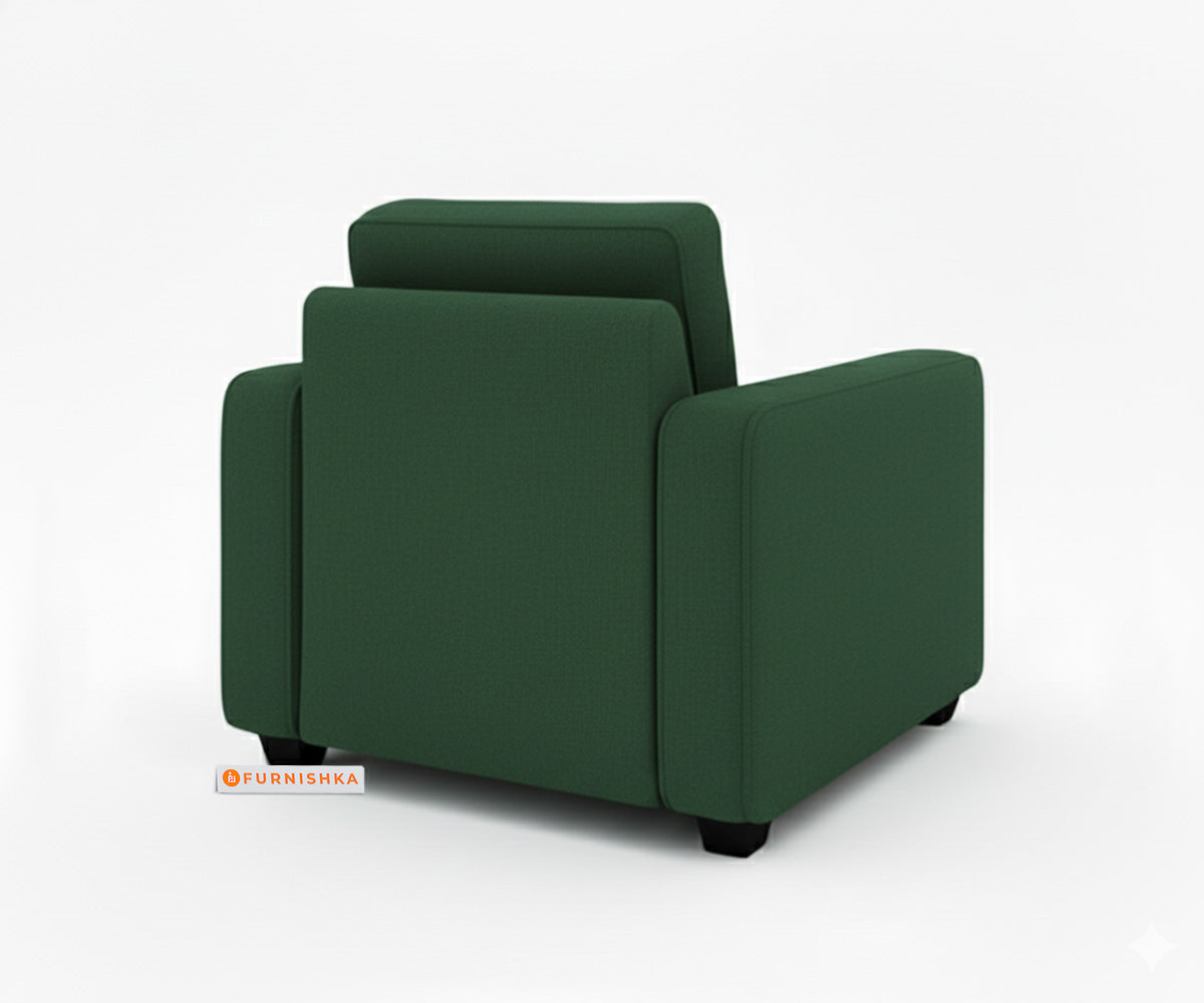 Melaka Sofa 1 Seater Pine Green - Furnishka