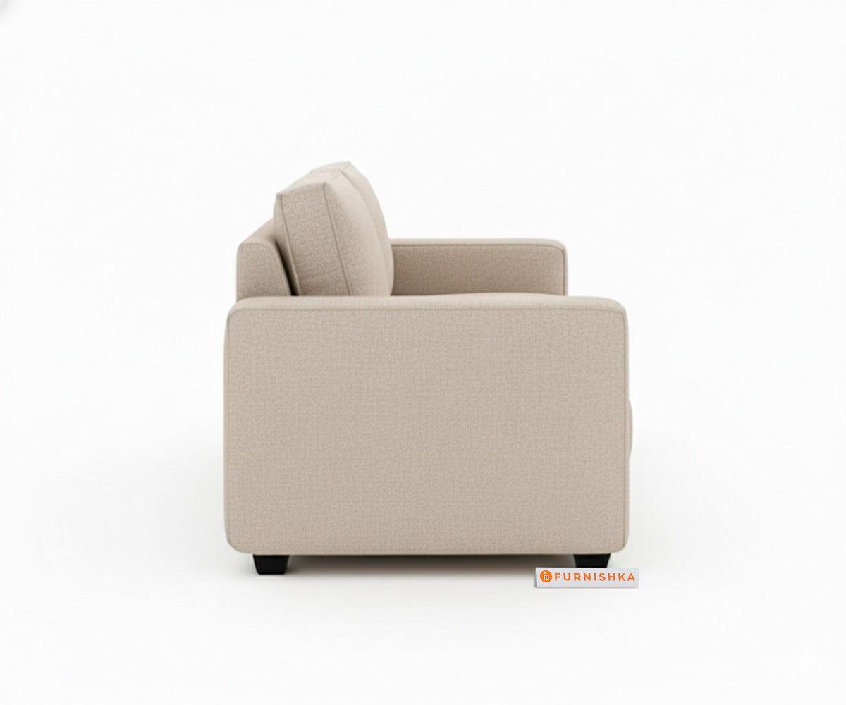 Melaka Sofa 2 Seater Light Beige - Furnishka