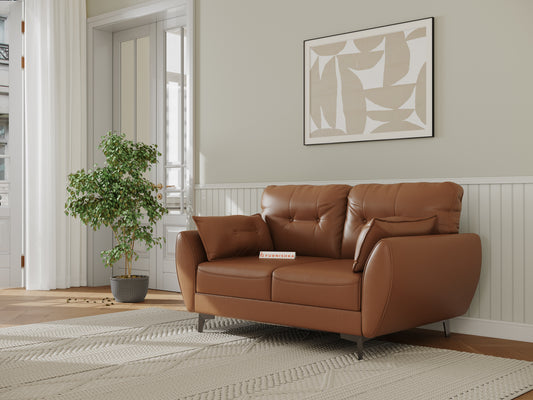 Milano Leatherette Sofa 2 Seater - Furnishka