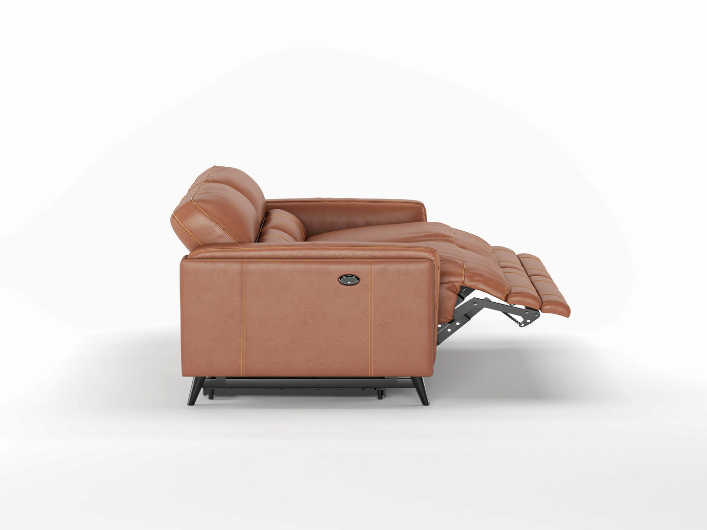 Montes 3 Seater Recliner - Brown - Furnishka