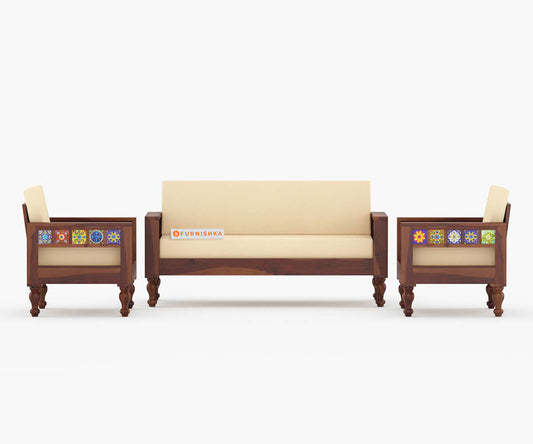 Neo solid Sheesham Wood Sofa Set - Furnishka