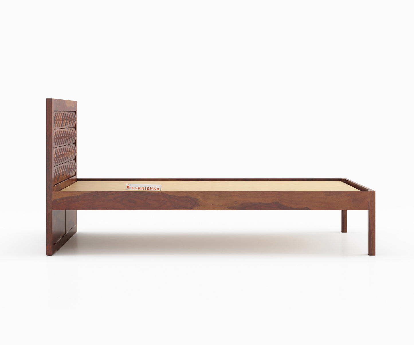 Nova Non Storage Bed in Sheesham - Queen Size - Furnishka