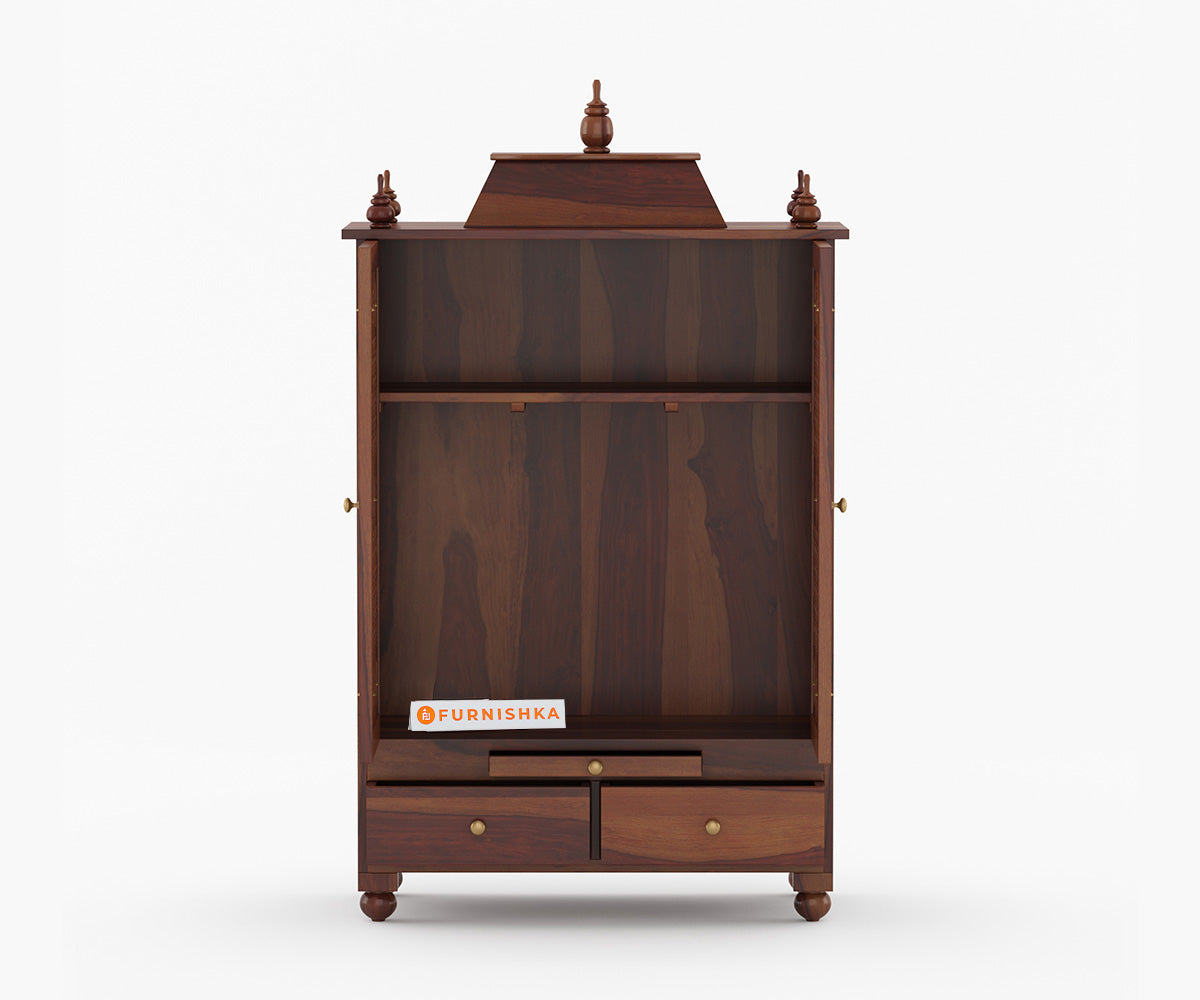 Om Sheesham Wood Home Temple - Furnishka