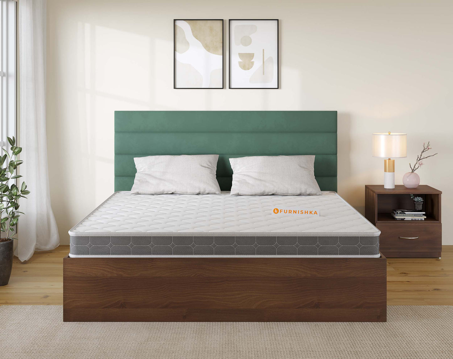 Ortho Latex Mattress Queen Size - 6 Inch - Furnishka