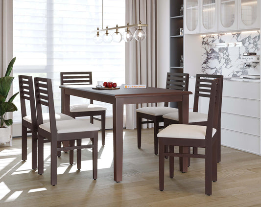 Rivo 6 Seater Dining Table - Furnishka