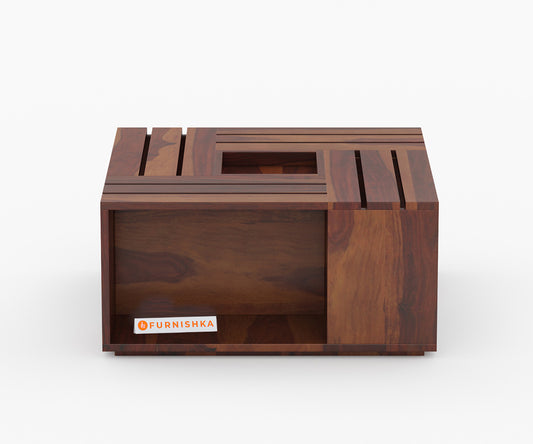 Sidney Sheesham Wood Coffee Table - Furnishka