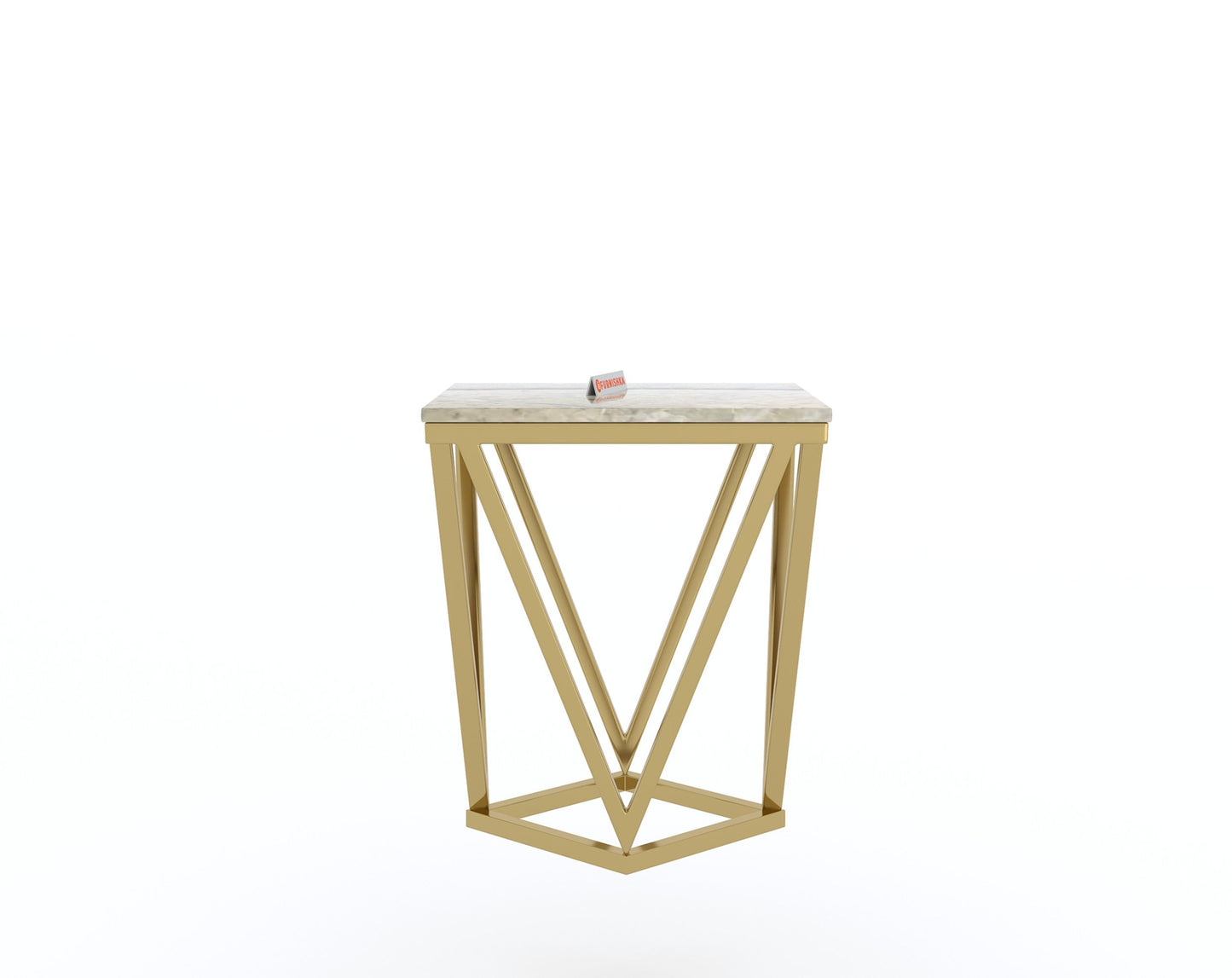 Solaia Side Table with Australian Onyx Top - Furnishka