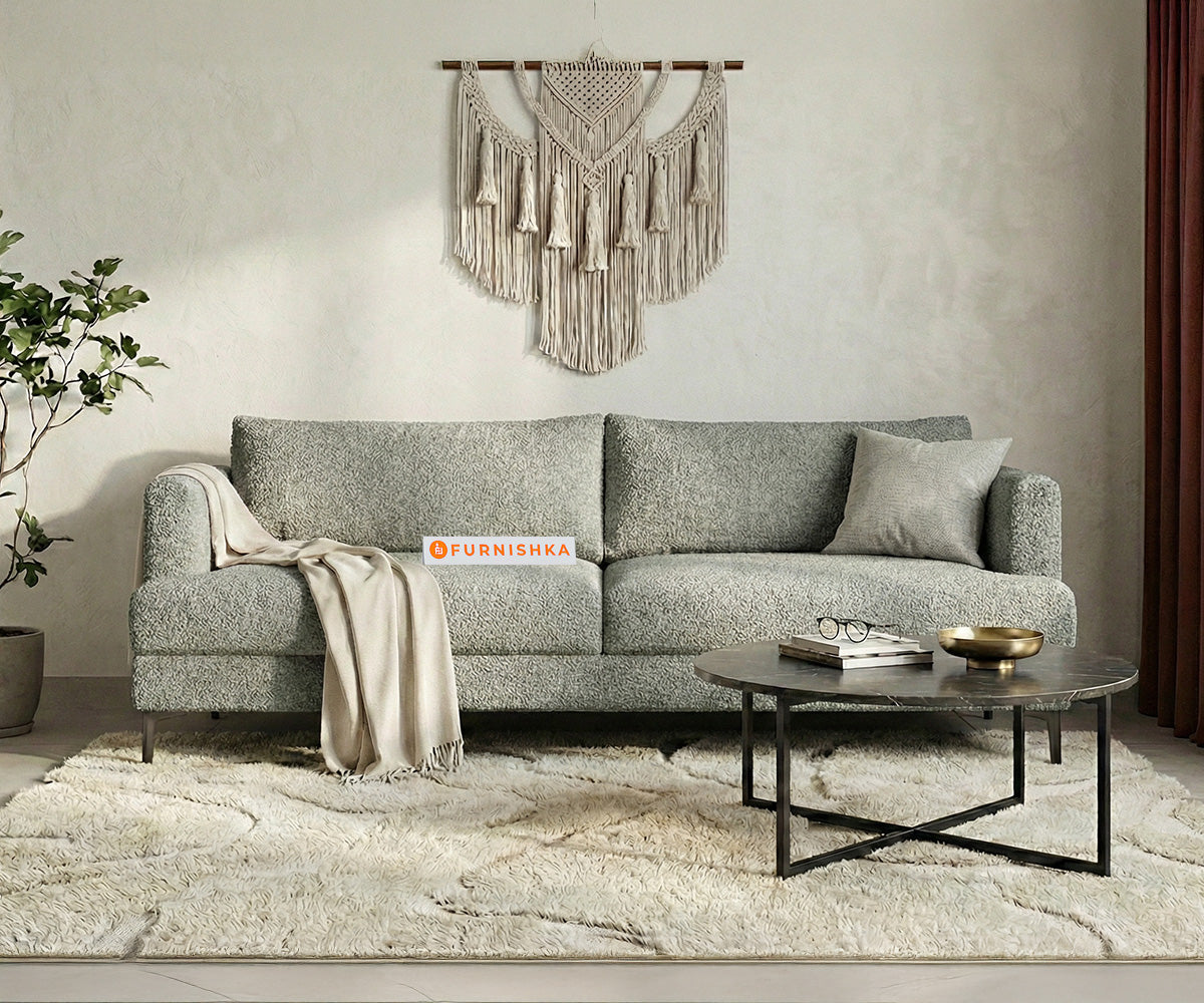 Solos 2 Seater Sofa With Anthology Fabric Green - Furnishka
