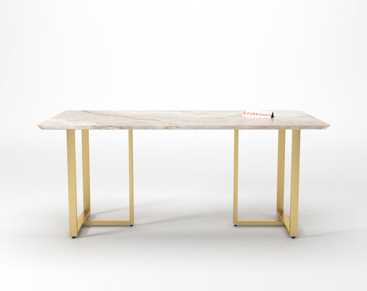 TUSCANY Dining Table with Australian Onyx Top - 4 Seater - Furnishka