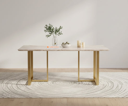 TUSCANY Dining Table with Australian Onyx Top - 4 Seater - Furnishka