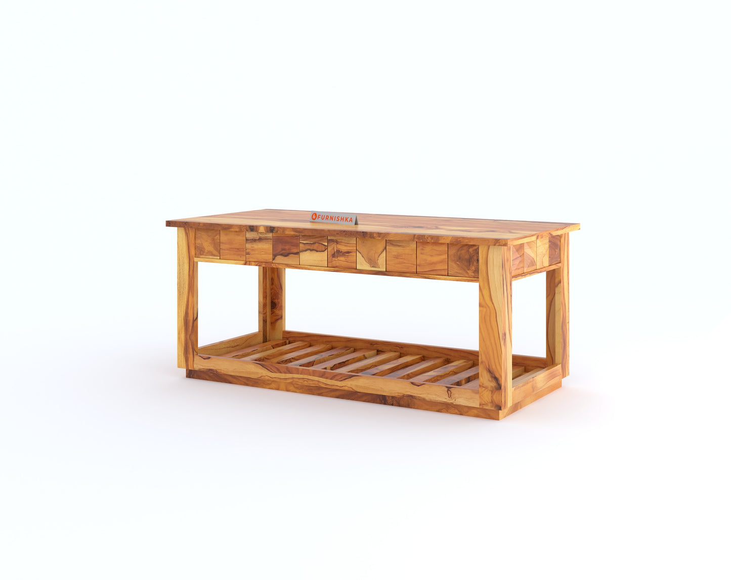Teeva Coffee Table in Teak - Furnishka