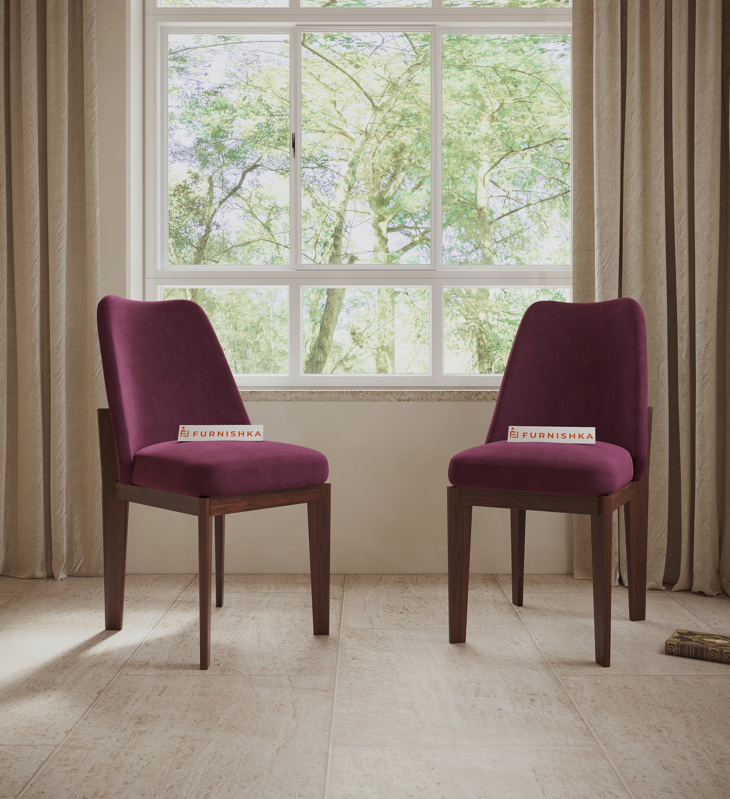 Vriha Sheesham Wood Dining Chair - Furnishka