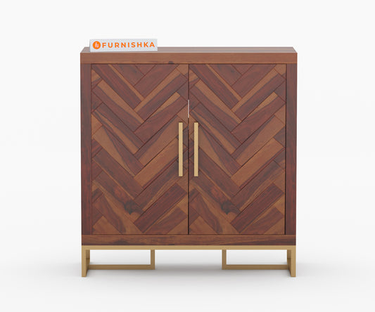 Warren Sheesham Wood Shoe Rack - Furnishka