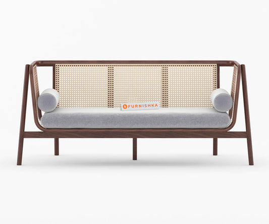 Wyatt Solid Wood Sofa - Furnishka