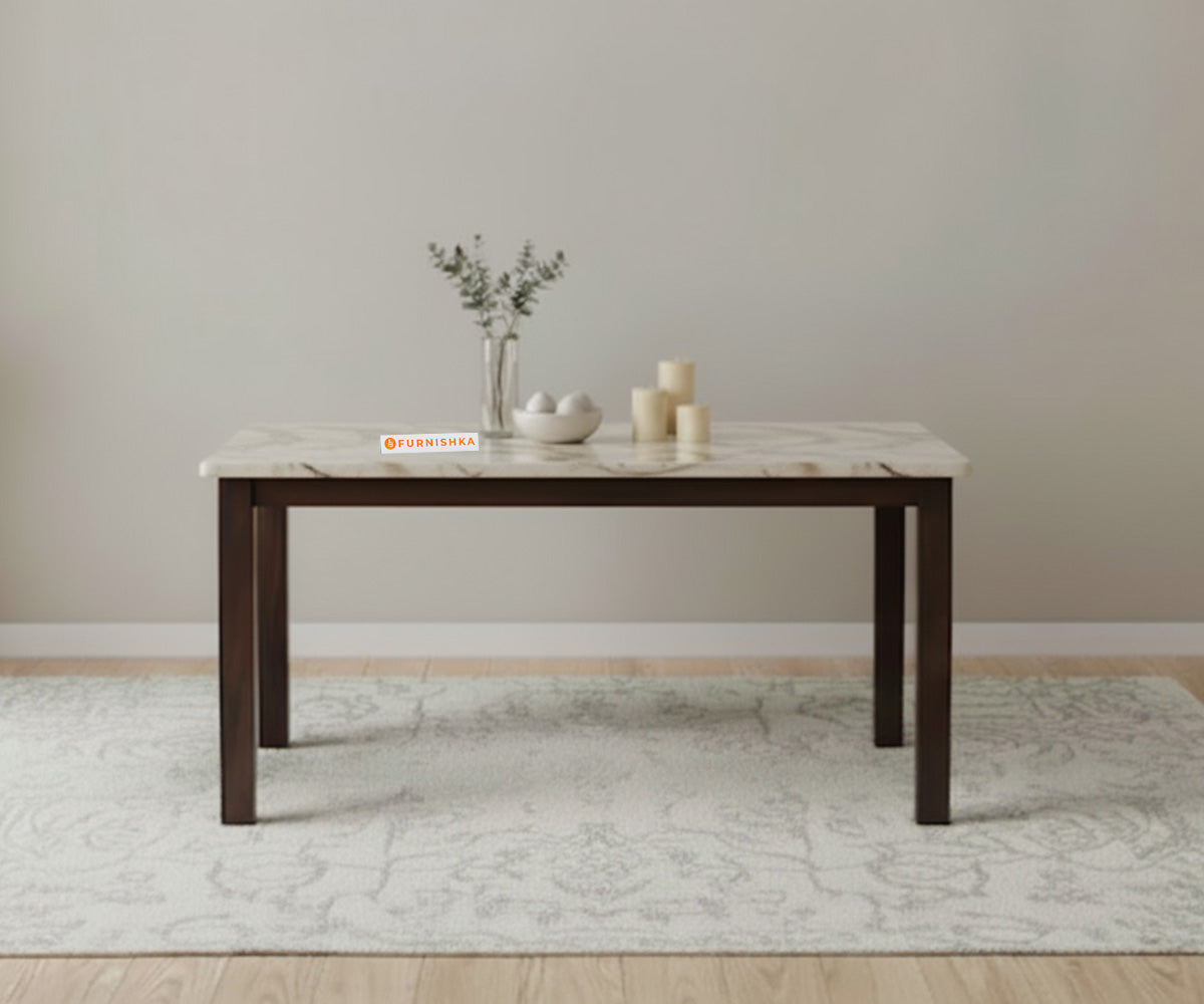 Zhera 6 Seater Dining Sets with Quartz Top - Furnishka