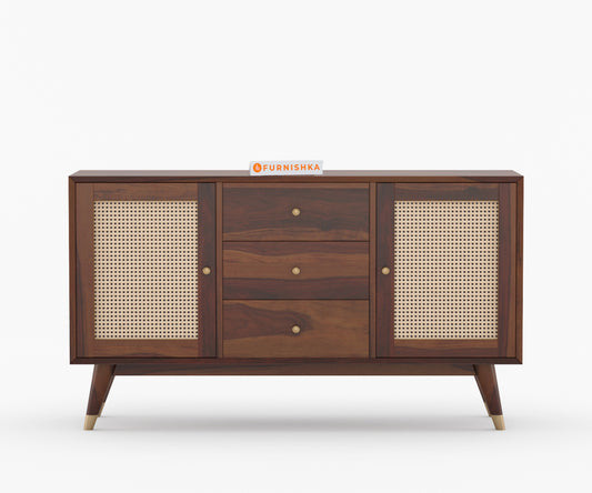 Angela Sheesham Wood Cane Chest of Drawer