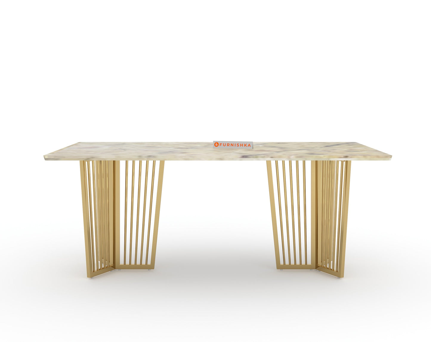 Barolo Dining Table with Australian Onyx Top - 6 Seater - Furnishka