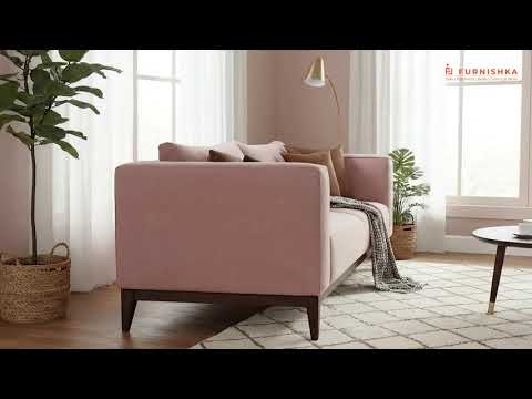 Linda 3+2 Seater Sofa Set Flamingo Pink