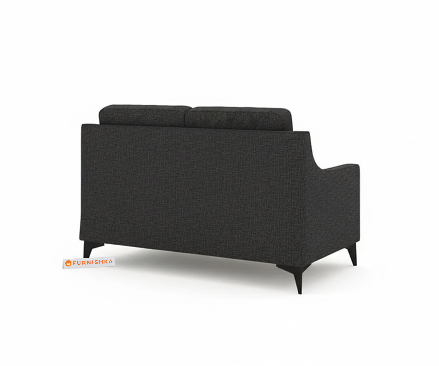 Arrasso 2 seater Sofa Trout - Space Grey