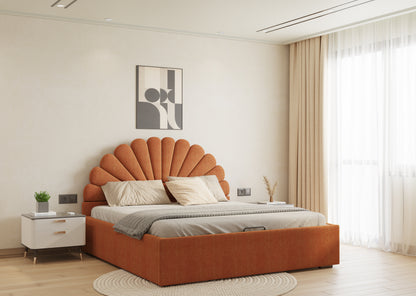 Satin Bed (Fully Upholstered) 50+ colour options - Queen Size - Furnishka 