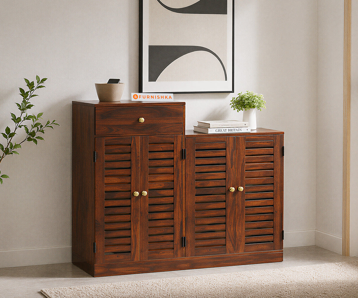 Agur Sheesham wood Shoe Rack