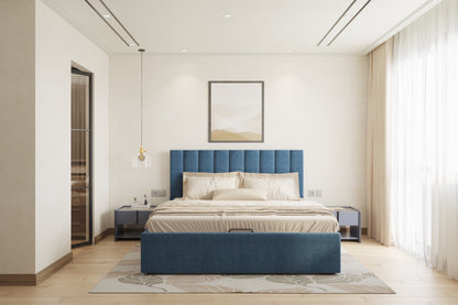 Augustus Bed (Fully Upholstered) 50+ colour options - Queen Size - Furnishka 