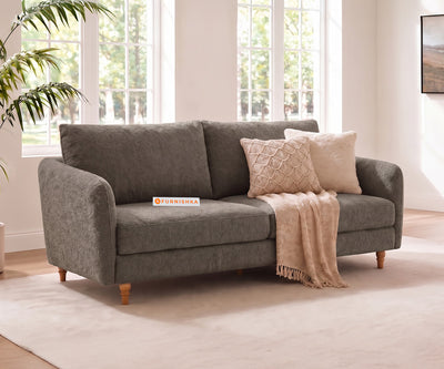 Flora 3 seater sofa in Taupe Beige