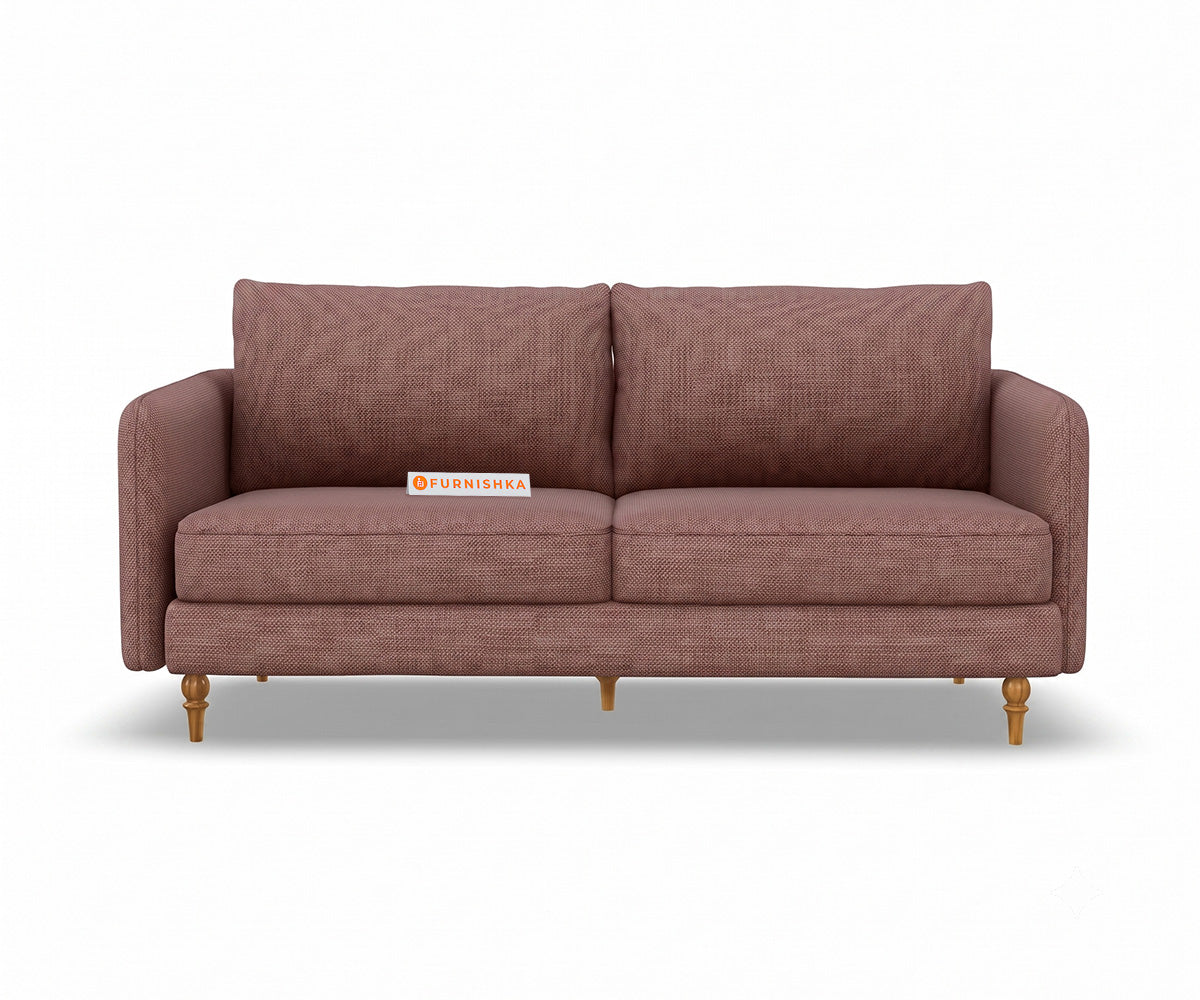 Flora 3 seater sofa in Bone white