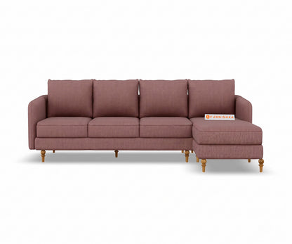 Flora 3 Seater Sectional Sofa RHS - Silver Grey