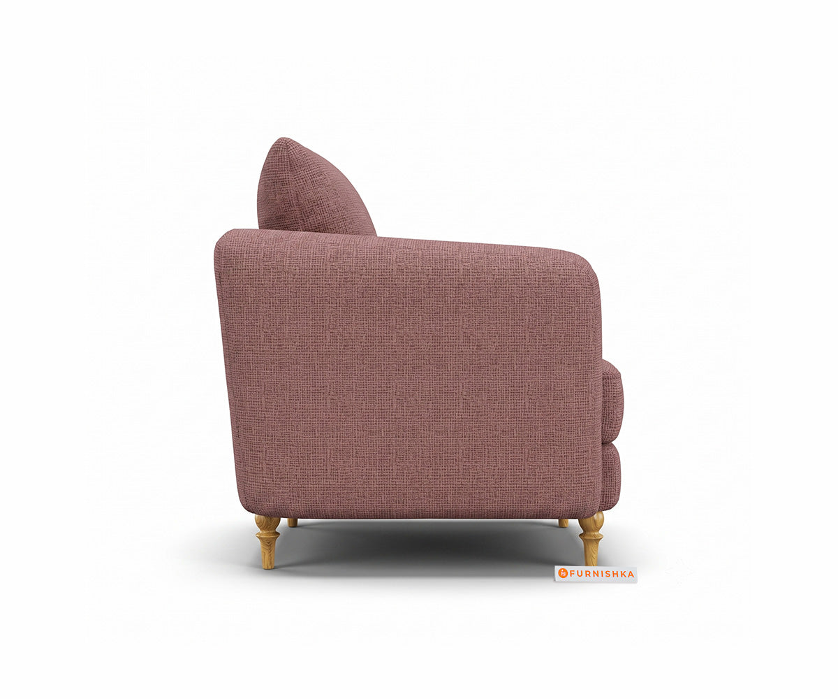 Flora 1 Seater Sofa in Taupe Beige
