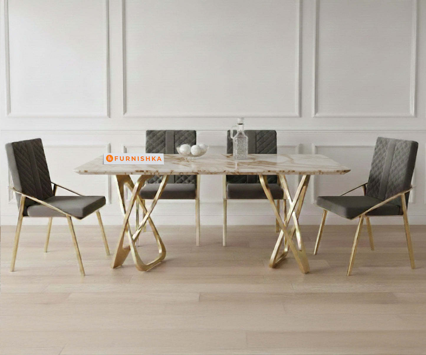 Dolce 4 Seater Dining Sets with Australian Onyx Marble Top