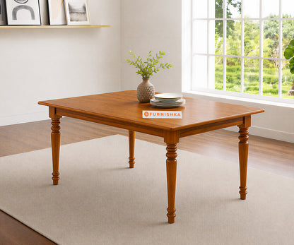 Sattva Teak Wood 4 Seater Dining Set