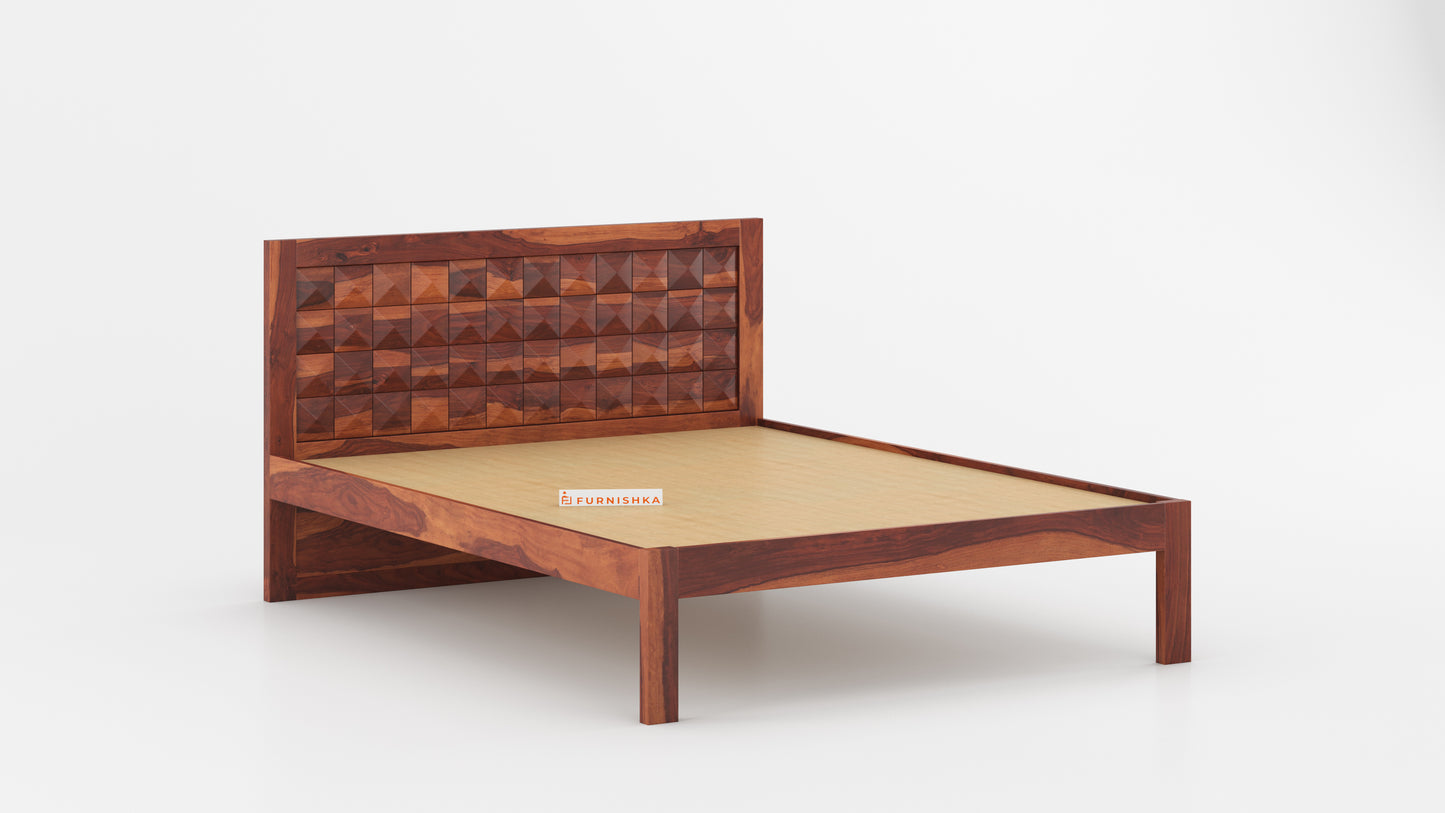 Nova Non Storage in Sheesham - Queen Size