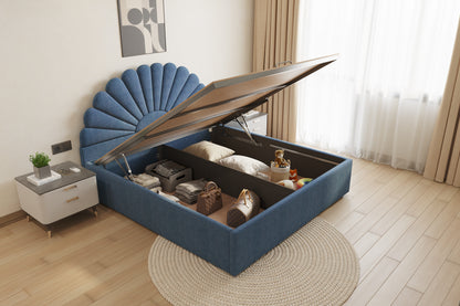 Satin Bed (Fully Upholstered) 50+ colour options - Queen Size - Furnishka 