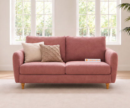 Flora 2 Seater Sofa in Iceland Clay Rose