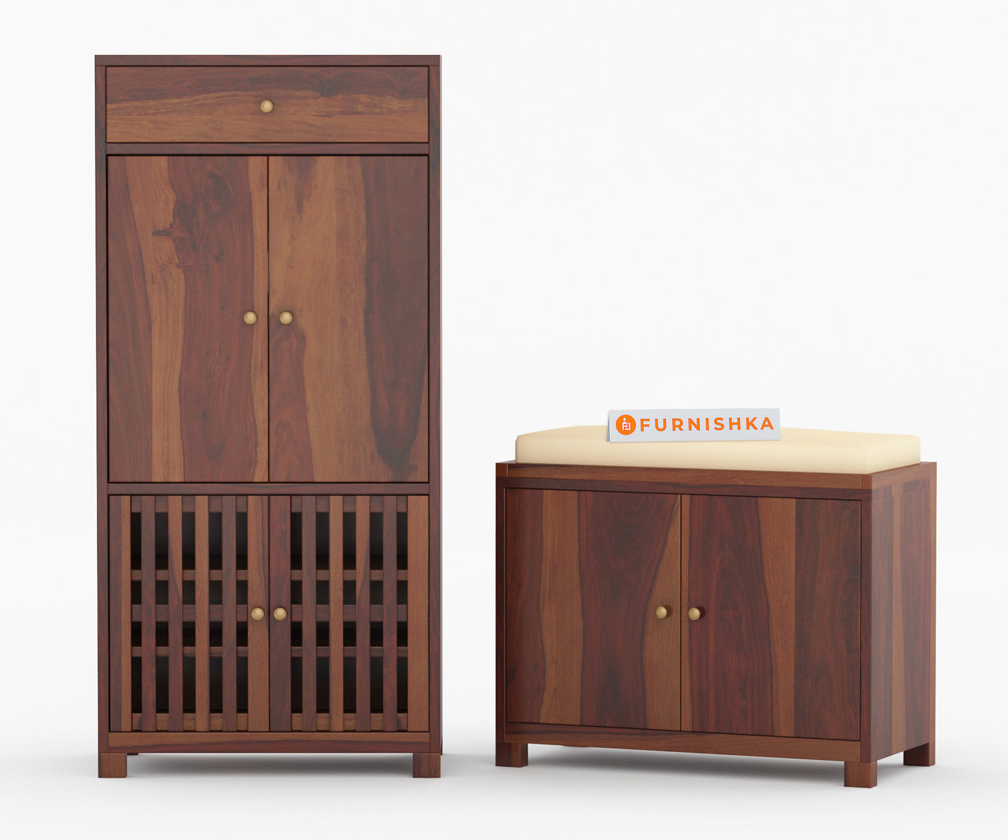 Kelso Sheesham Wood Shoe Rack