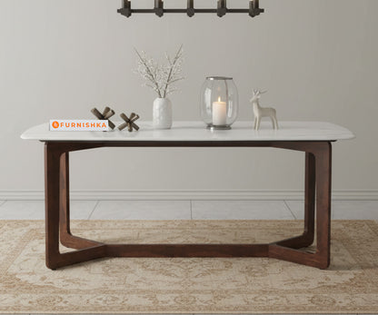 Vetra 4 Seater Dining Sets Quartz Marble Top