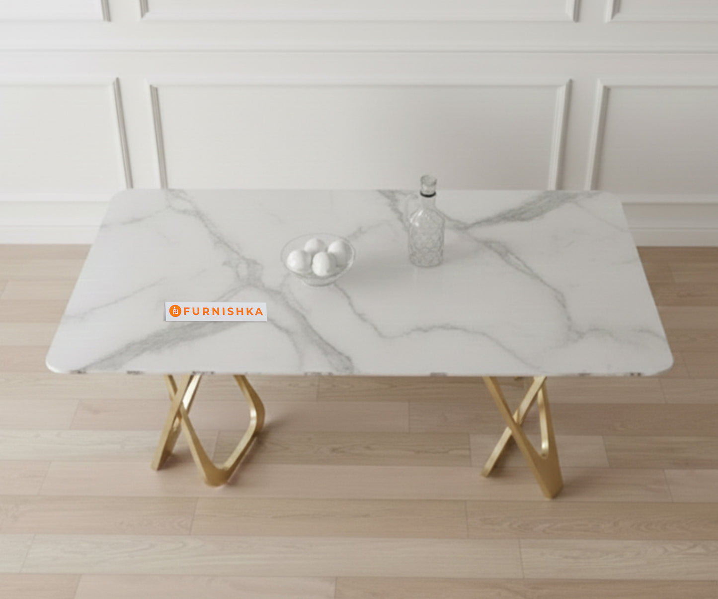 Dolce 4 Seater Dining Sets with Indian Banswara Marble Top