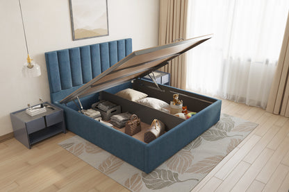 Augustus Bed (Fully Upholstered) 50+ colour options - Queen Size - Furnishka 