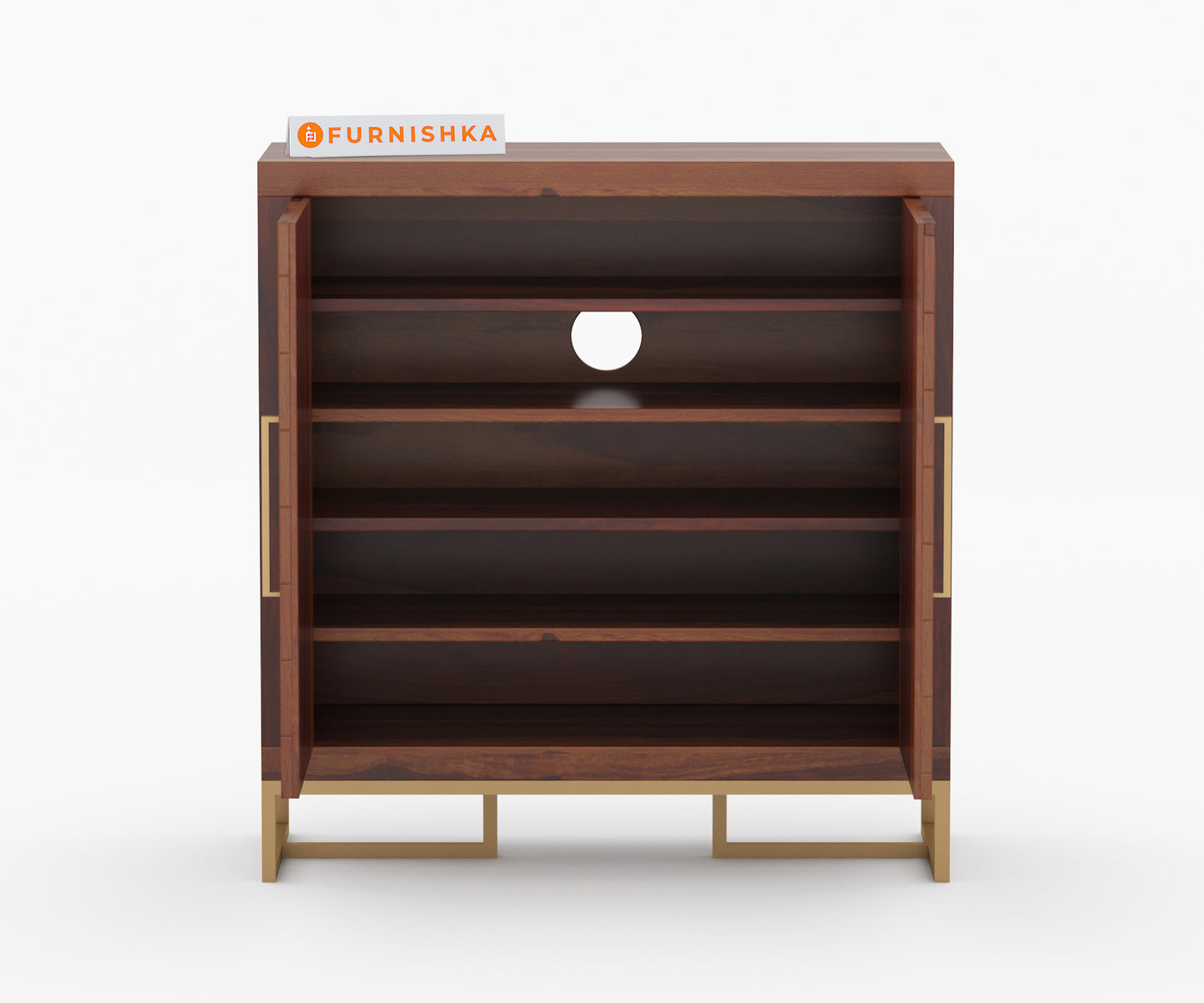 Warren Sheesham Wood Shoe Rack