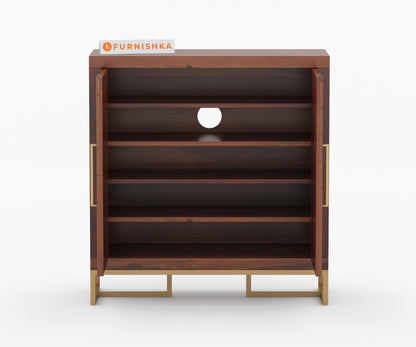 Warren Sheesham Wood Shoe Rack