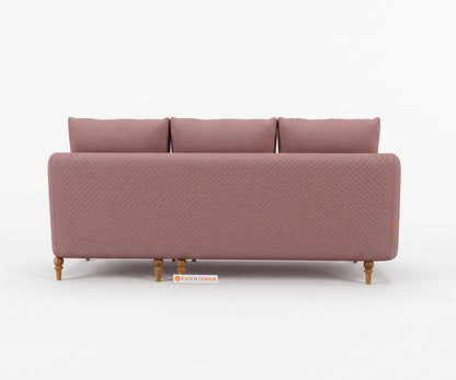 Flora 2 Seater Sectional Sofa RHS - Silver Grey