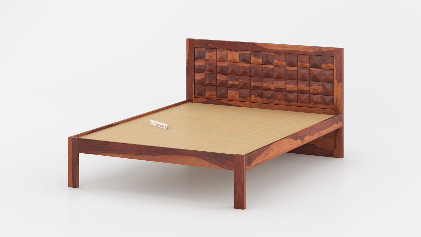 Nova Non Storage in Sheesham - Queen Size